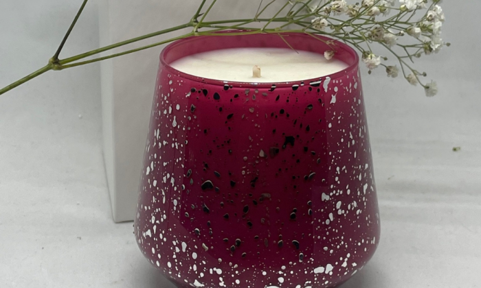 Sex on the beach magenta candle